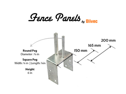 Jersey Barrier Bracket